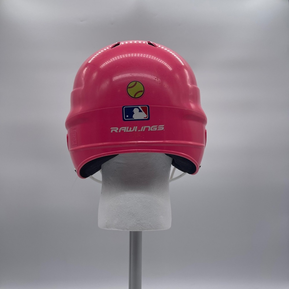 Rawlings RCFH Pink 6.5-7.5 Softball Batting Helmet + Face Guard WALRCFHMSBFG-OPK - Picture 9 of 16